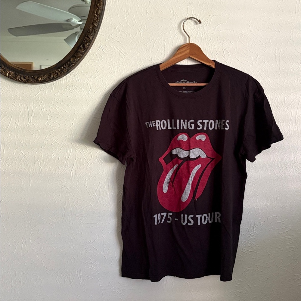 The Rolling Stones Black Logo Tee